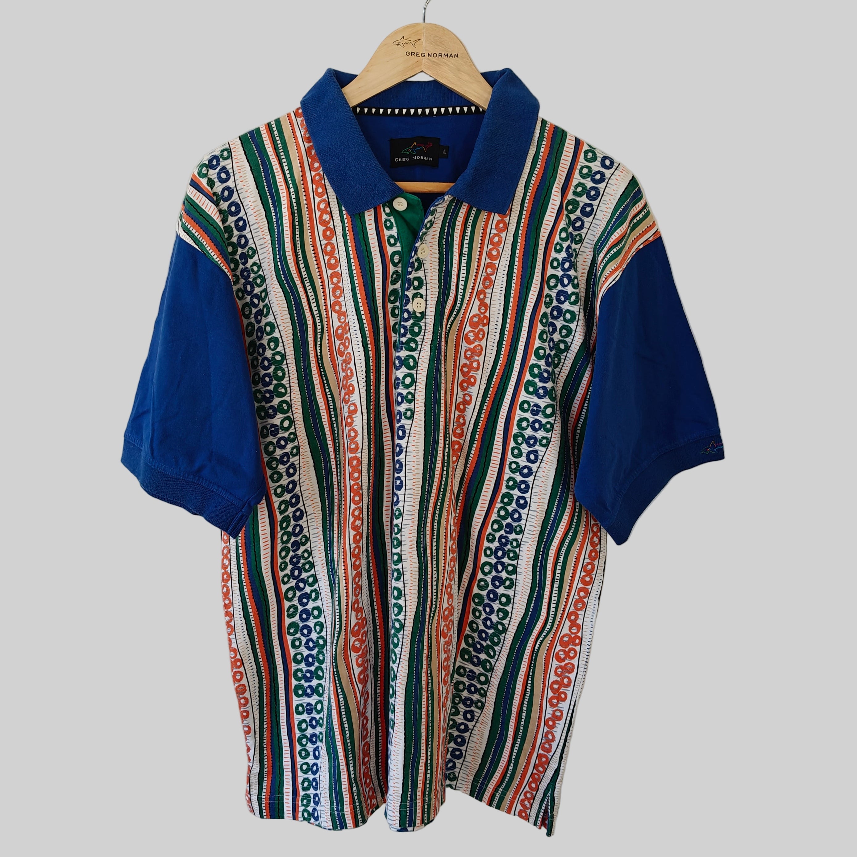 Greg Norman 90s Golf Polo Shirt