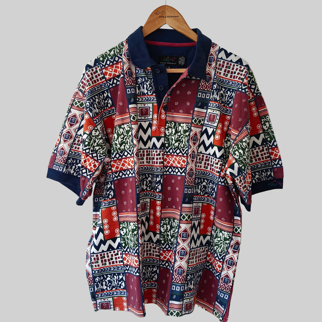 Greg Norman 90s Golf Polo Shirt