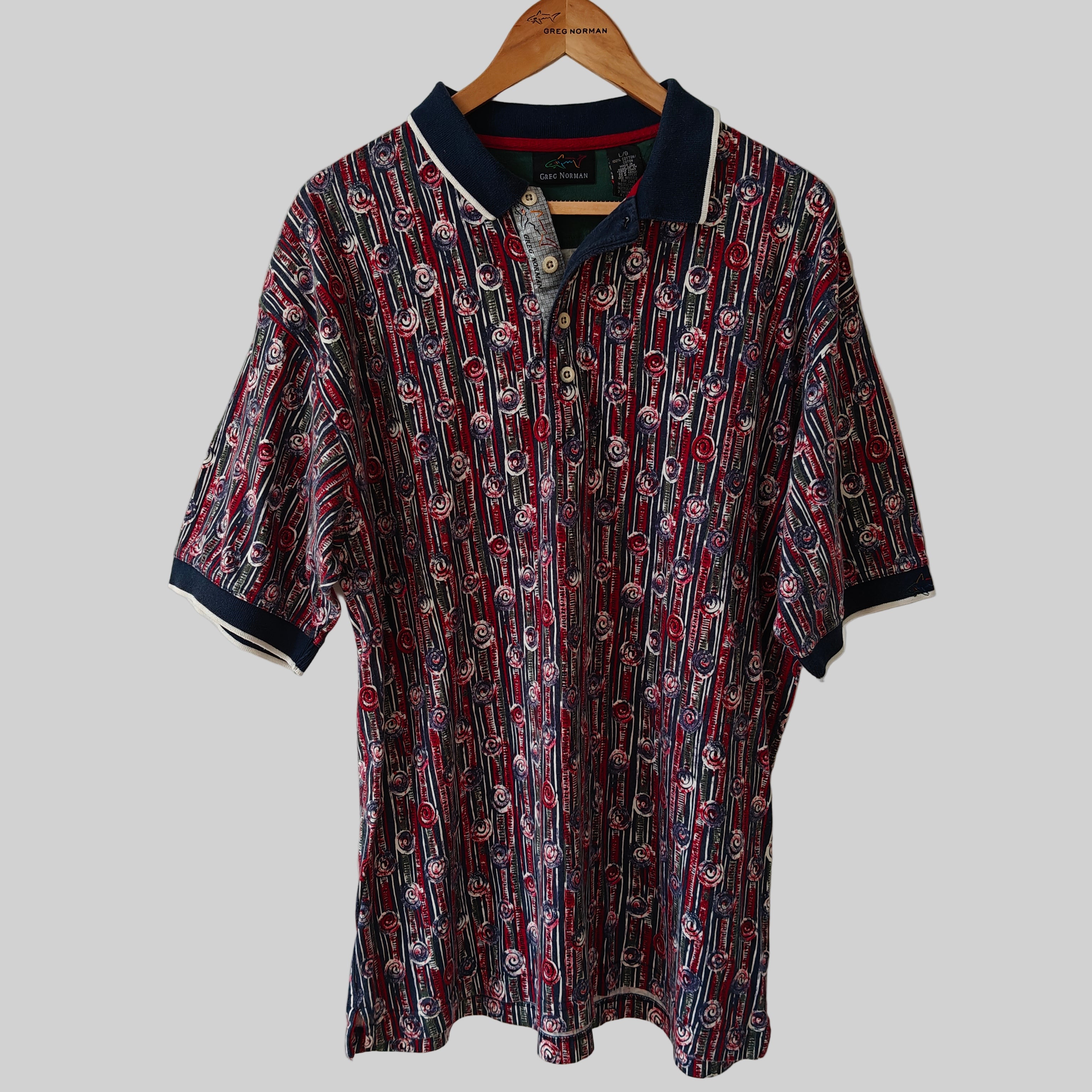 Greg Norman 90s Golf Polo Shirt