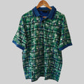 Greg Norman 90's Print Golf Polo Shirt - X-Large