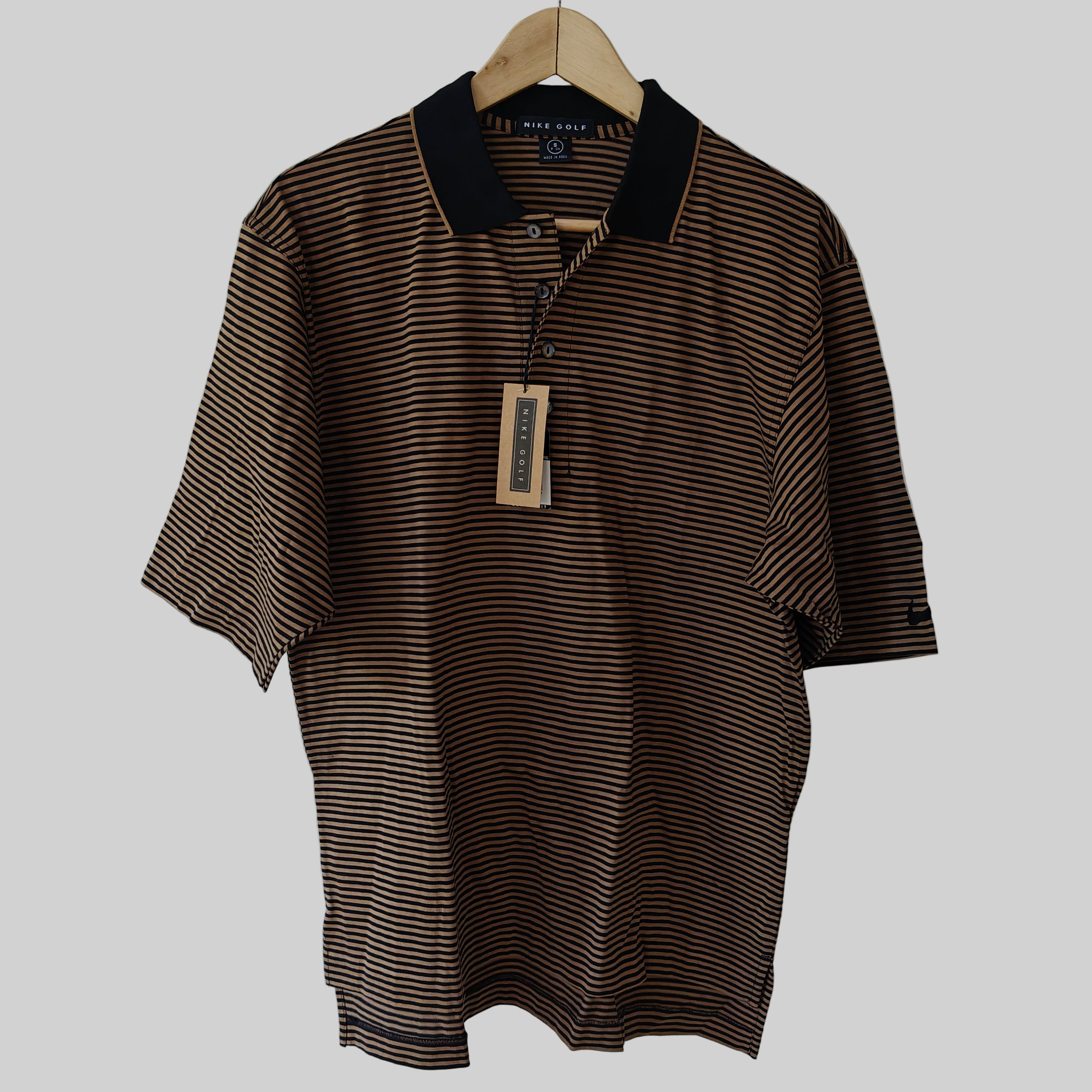 Nike 90's Print Golf Polo Shirt - Small