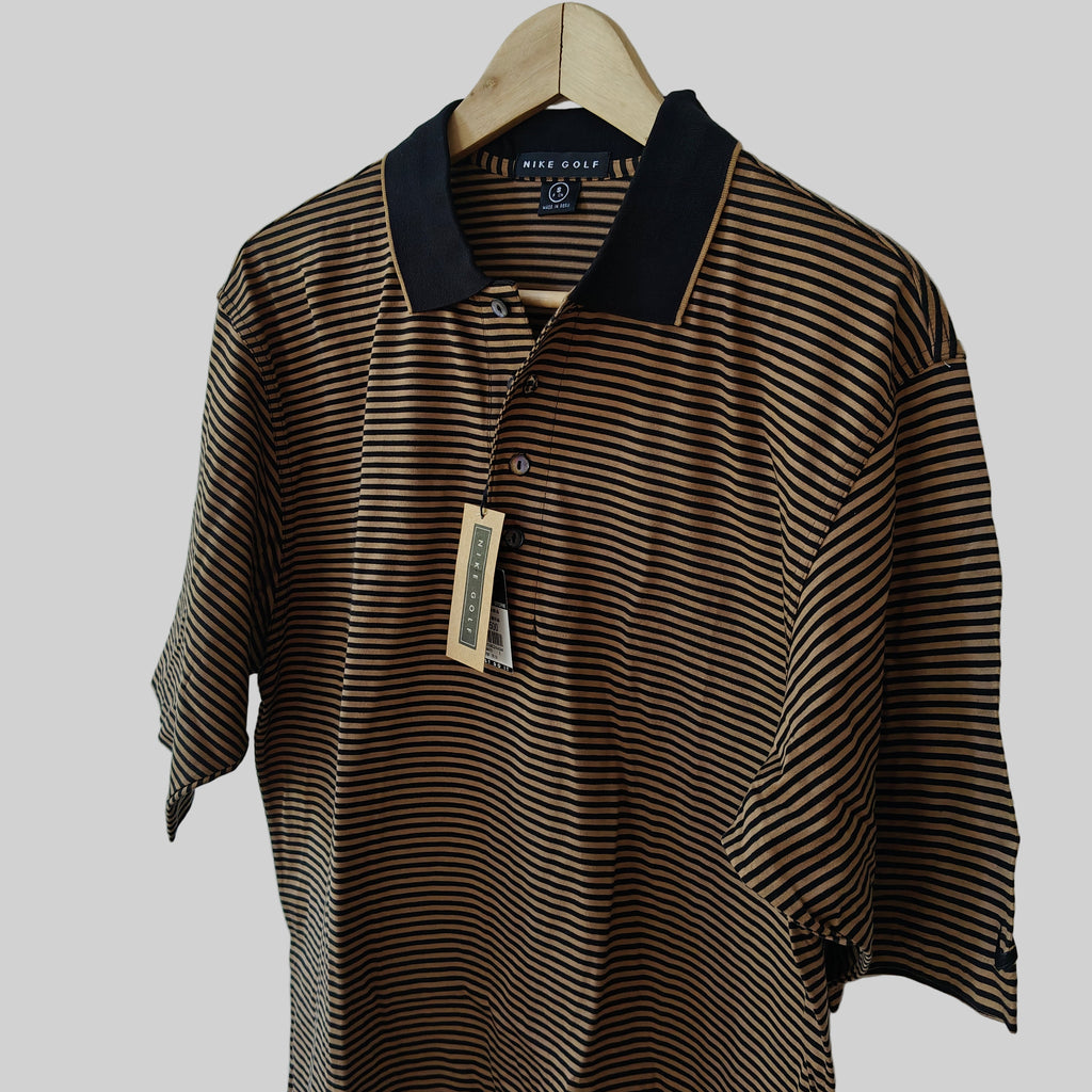 Nike 90's Print Golf Polo Shirt - Small