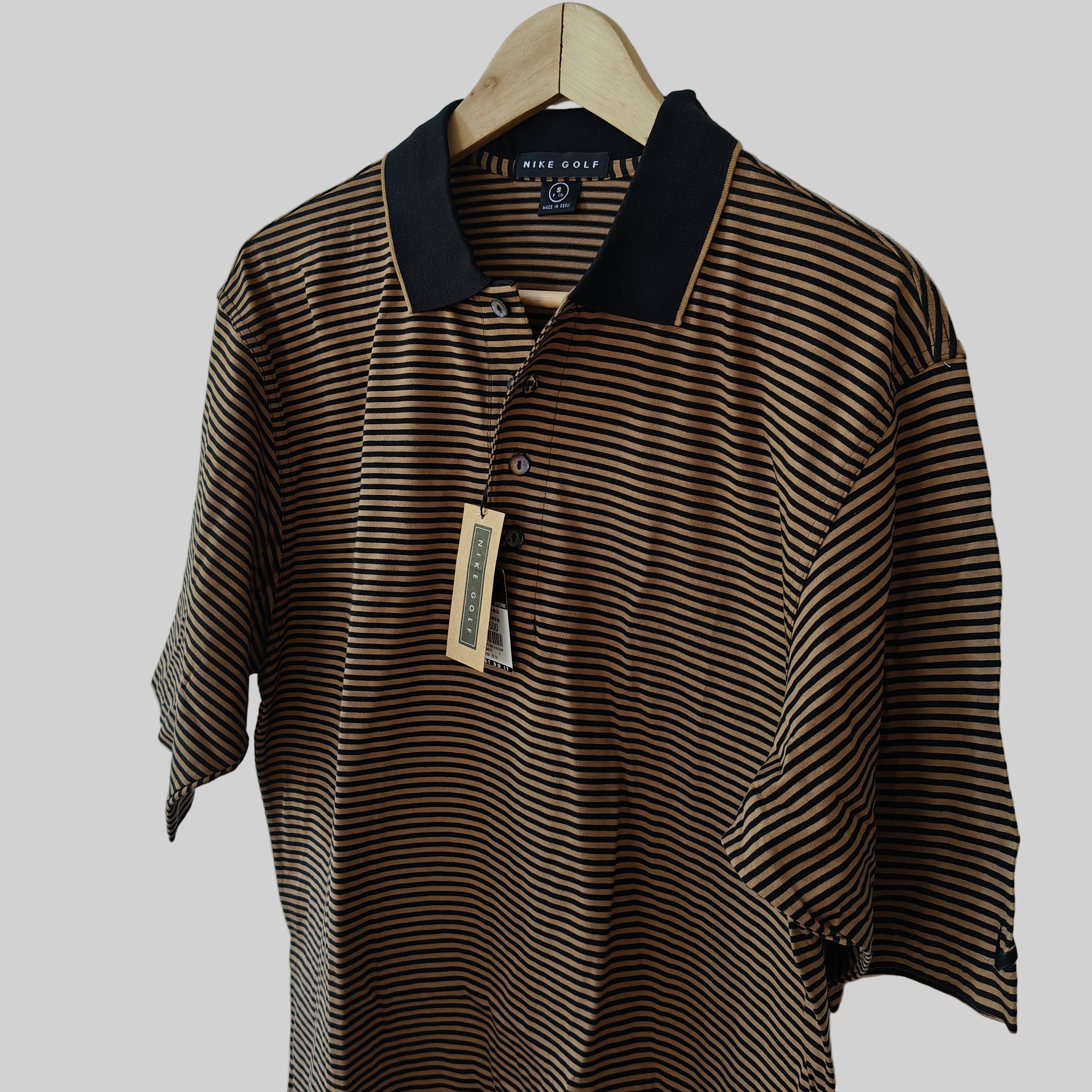 Nike 90's Print Golf Polo Shirt - Small