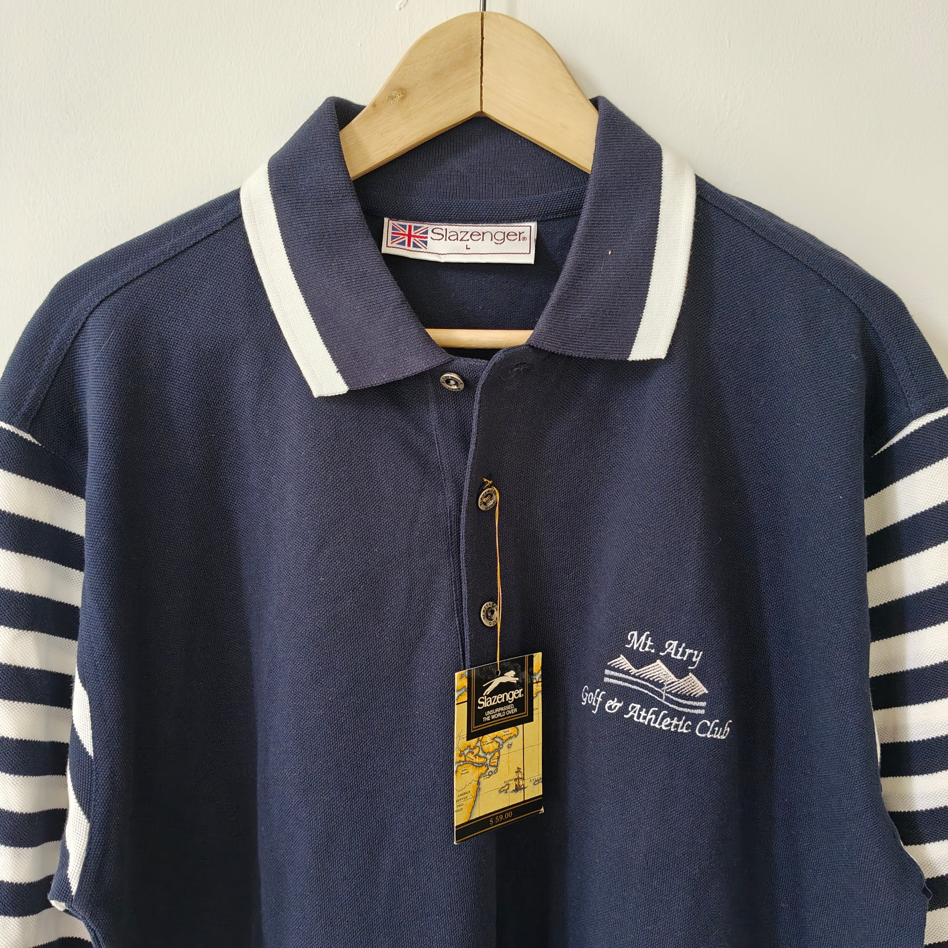 Slazenger 90s Golf Polo Shirt - Large