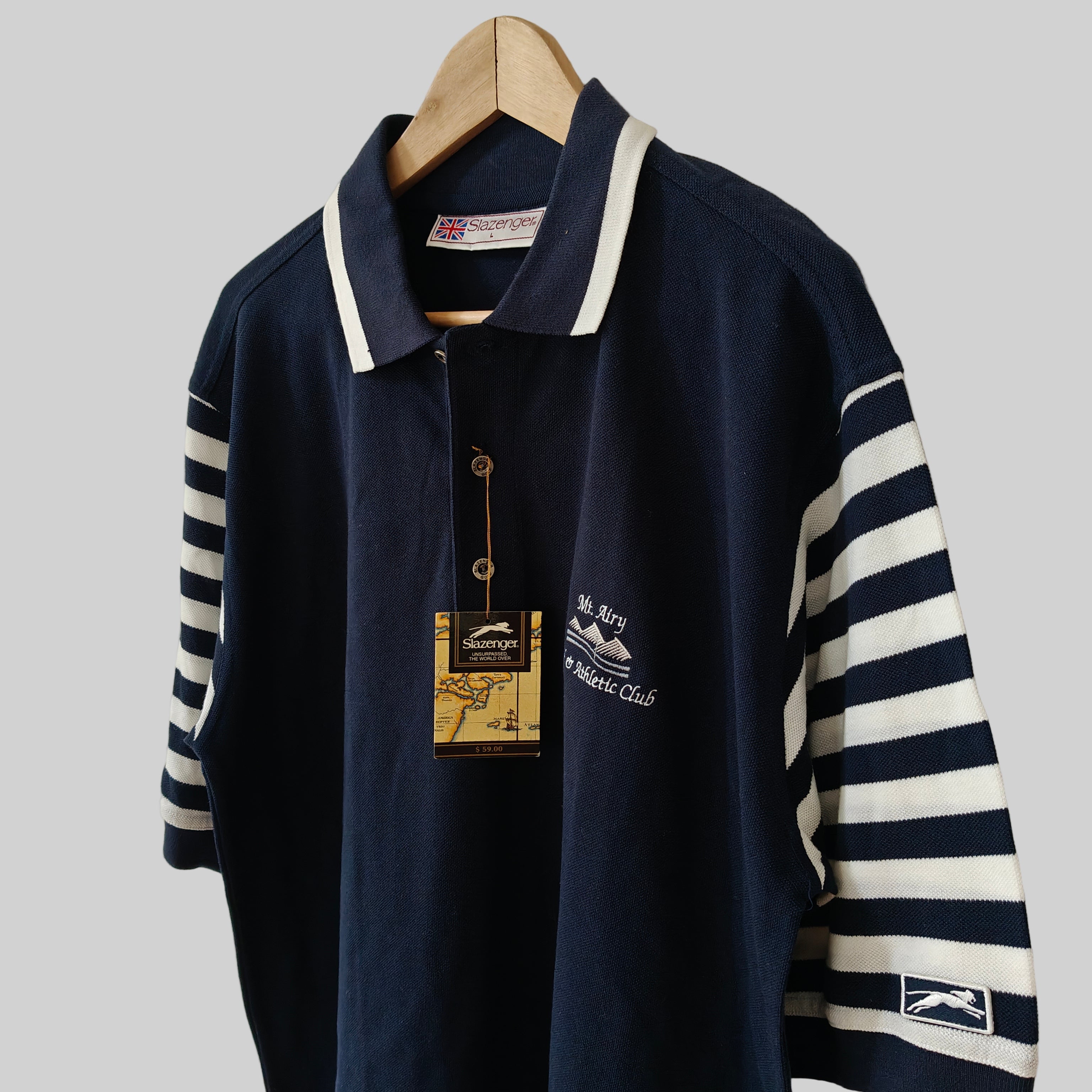 Slazenger 90s Golf Polo Shirt - Large