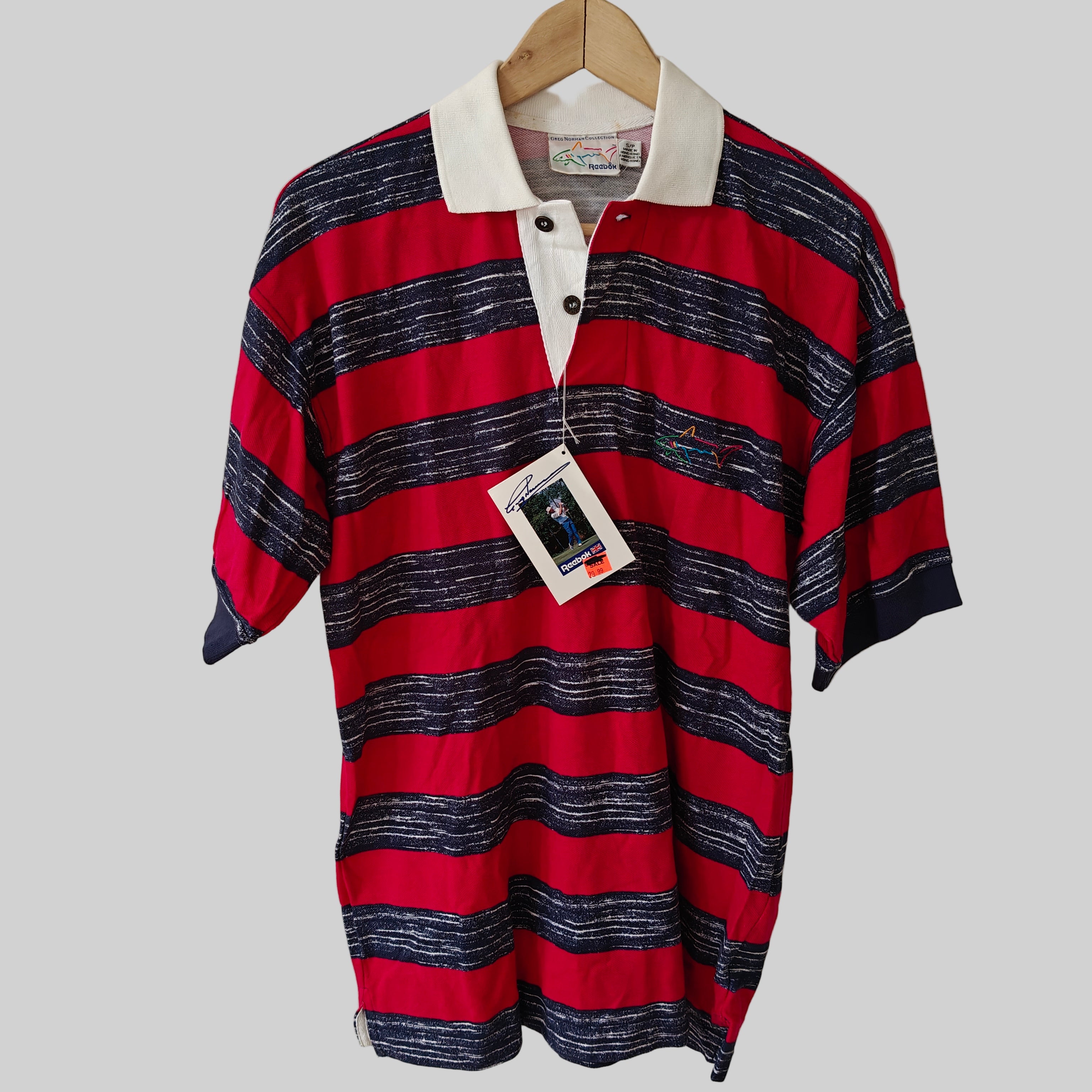 Greg Norman 90's Golf Polo Shirt - Small