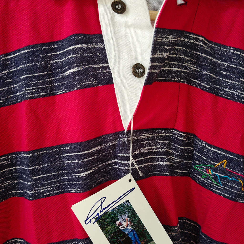 Greg Norman 90's Golf Polo Shirt - Small