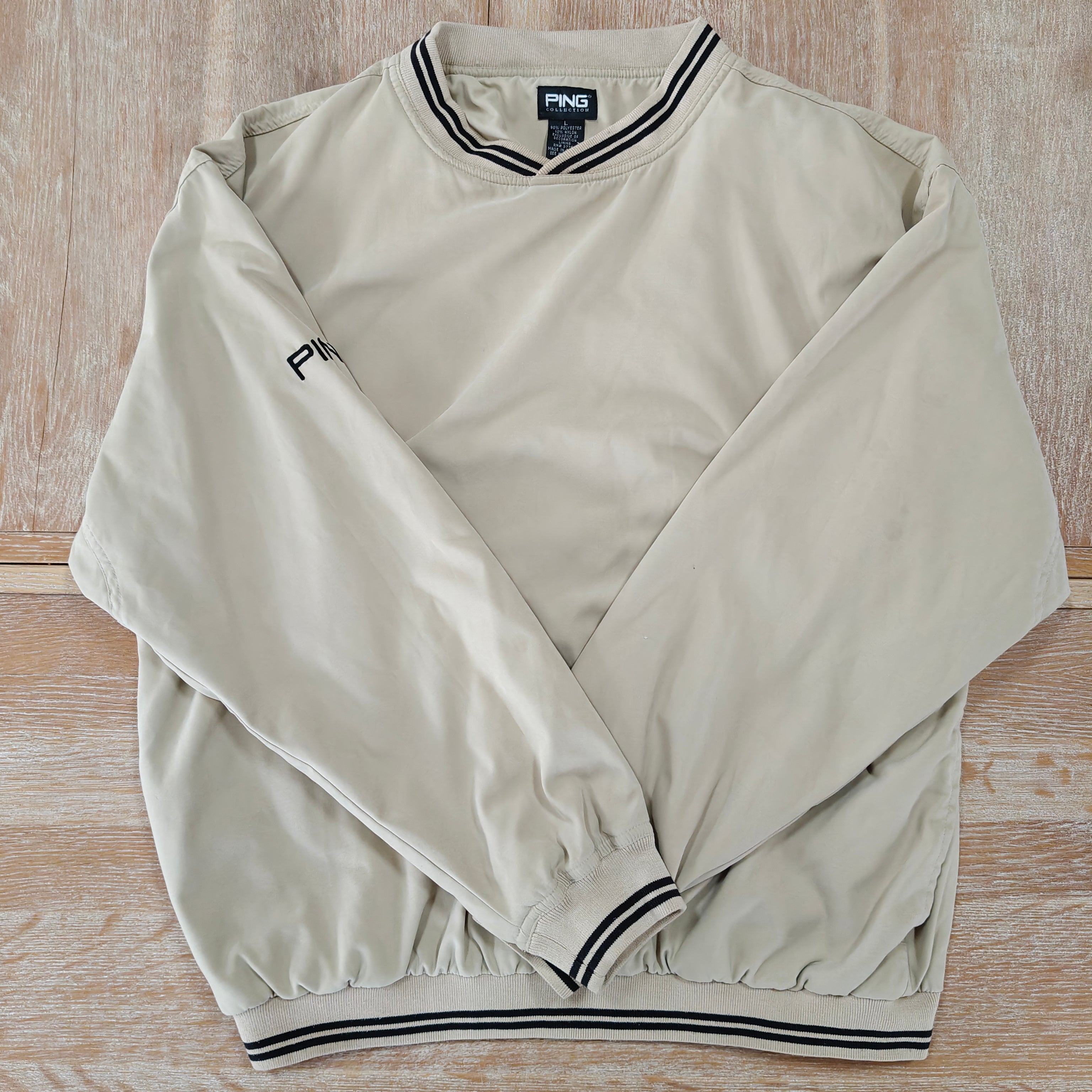 Ping 90's Beige Windbreaker - Large