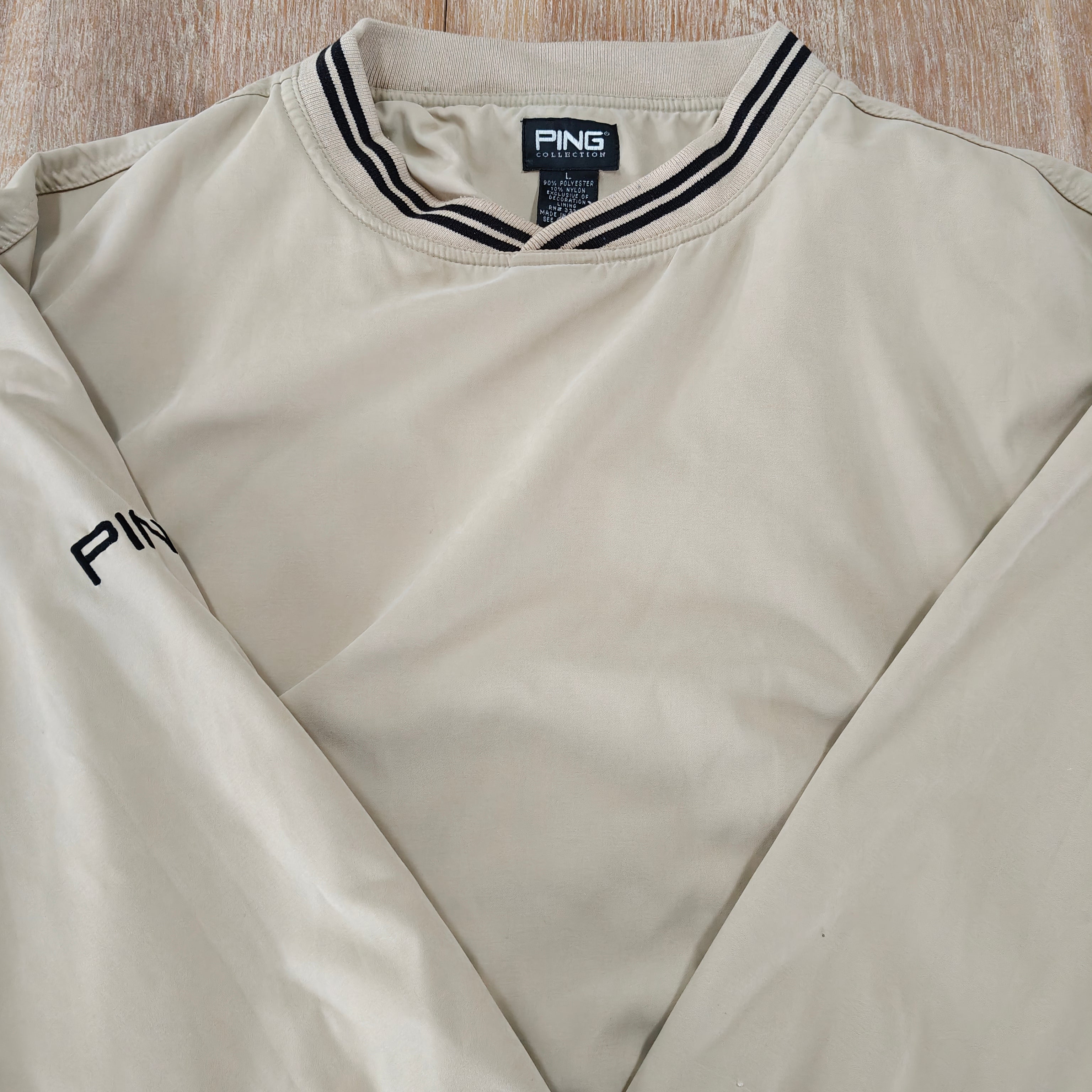 Ping 90's Beige Windbreaker - Large