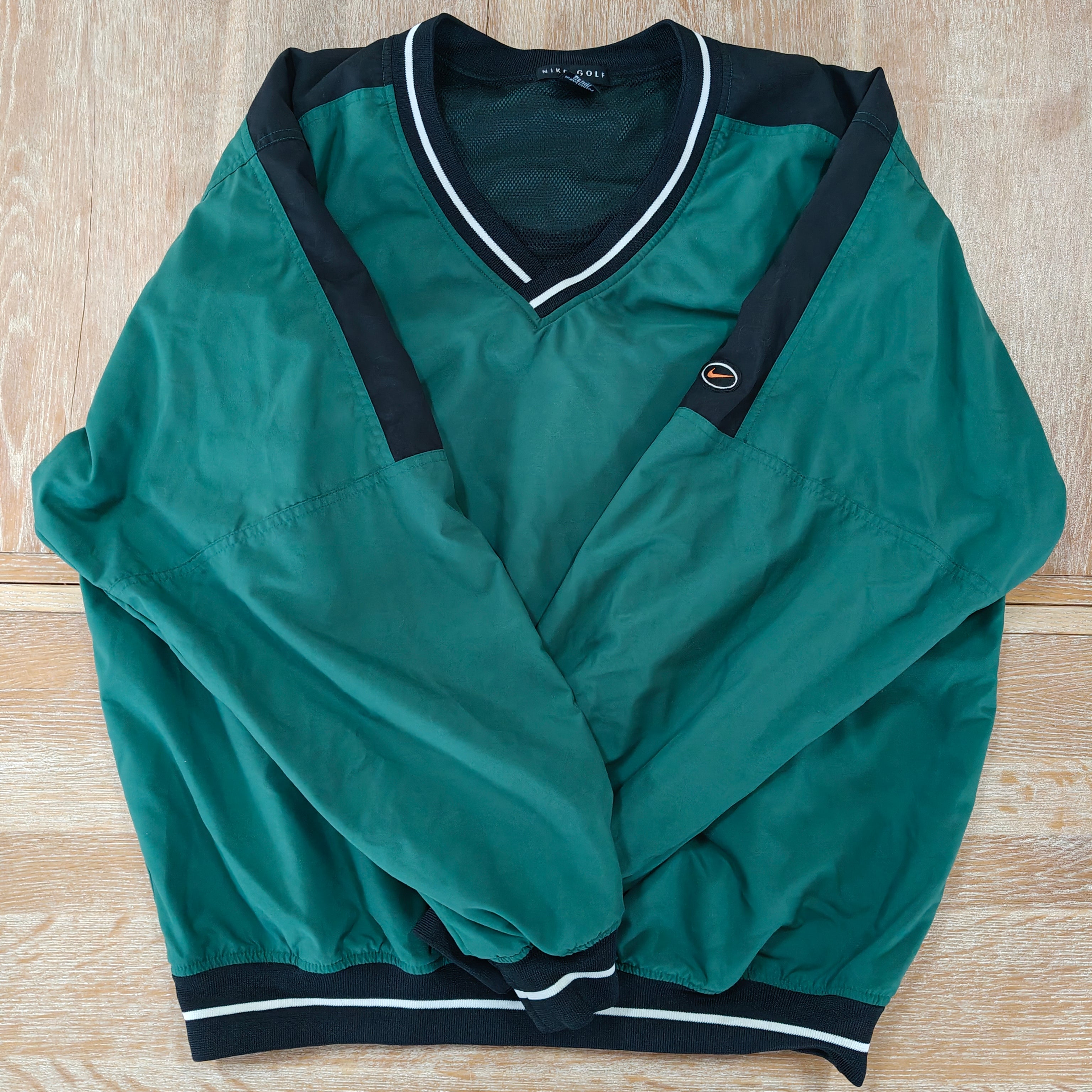 Nike Golf 90's Green Windbreaker - Large