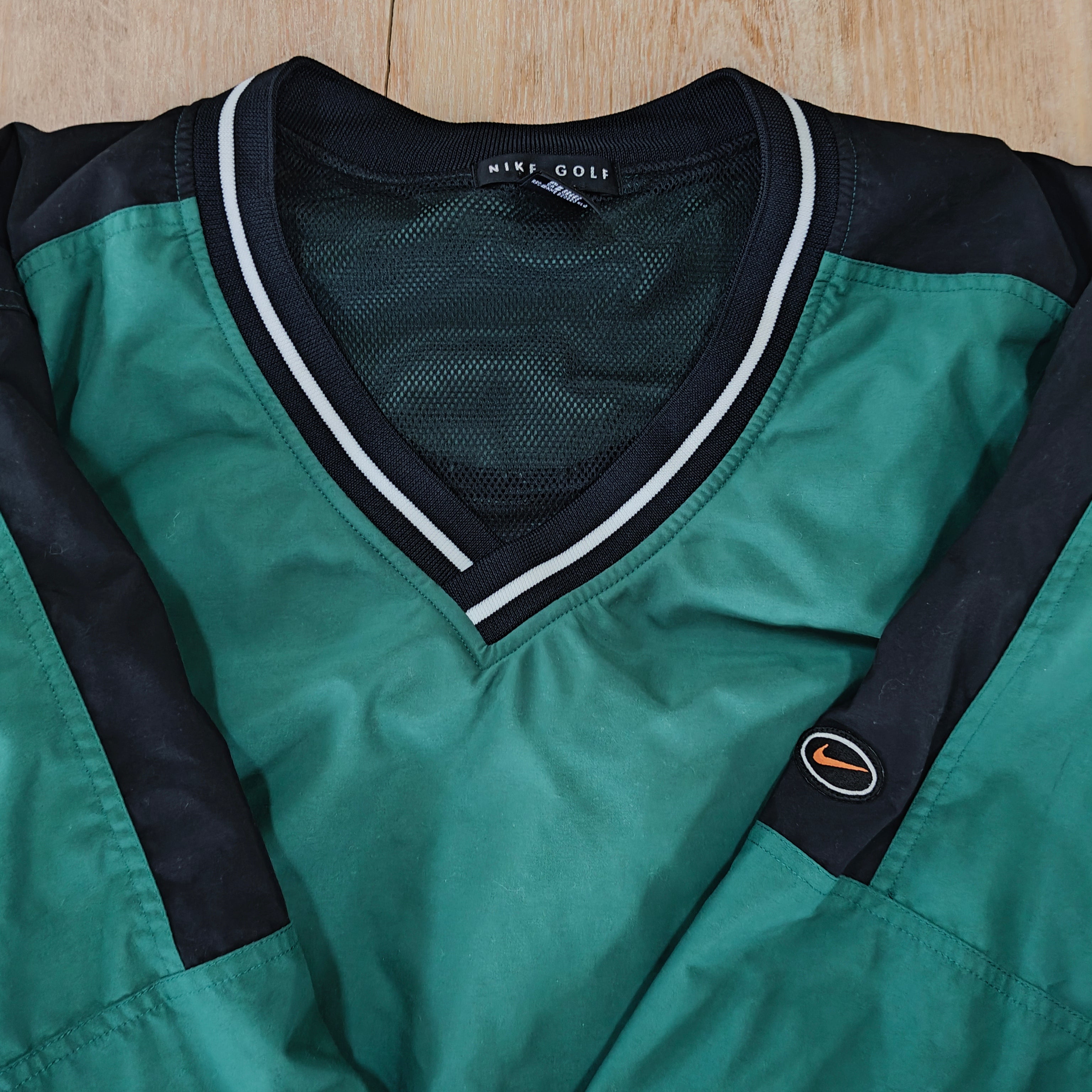 Nike Golf 90's Green Windbreaker - Large
