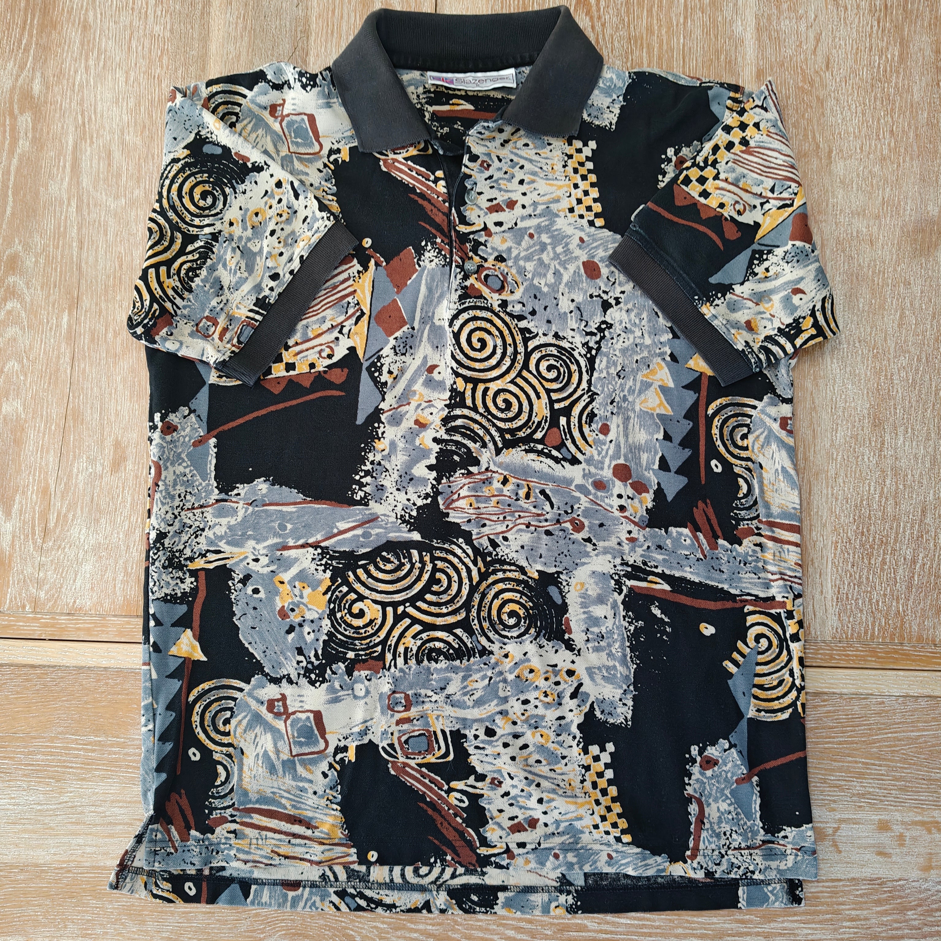 Slazenger 90s Print Golf Polo - Medium