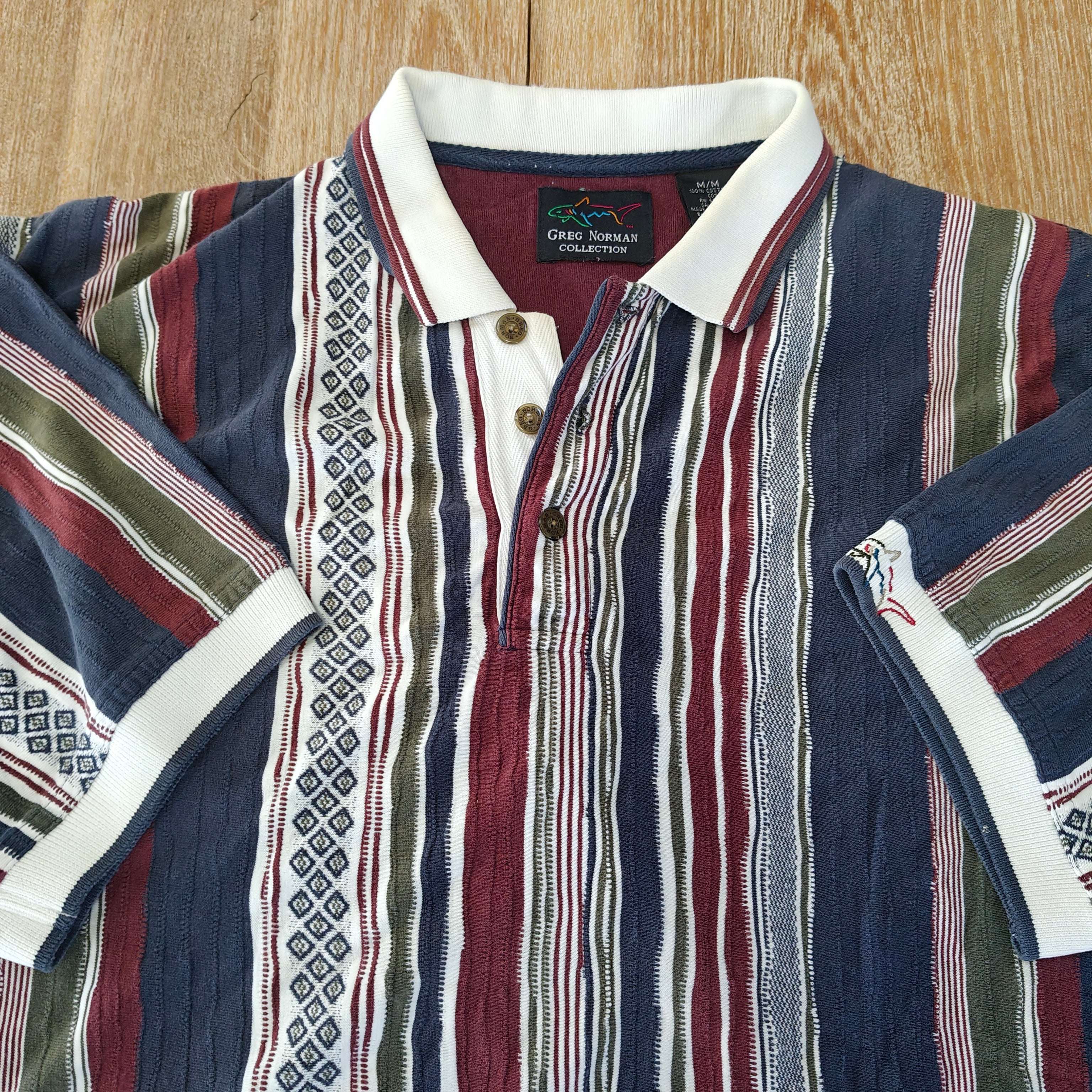 Greg Norman 90's Golf Polo - Medium