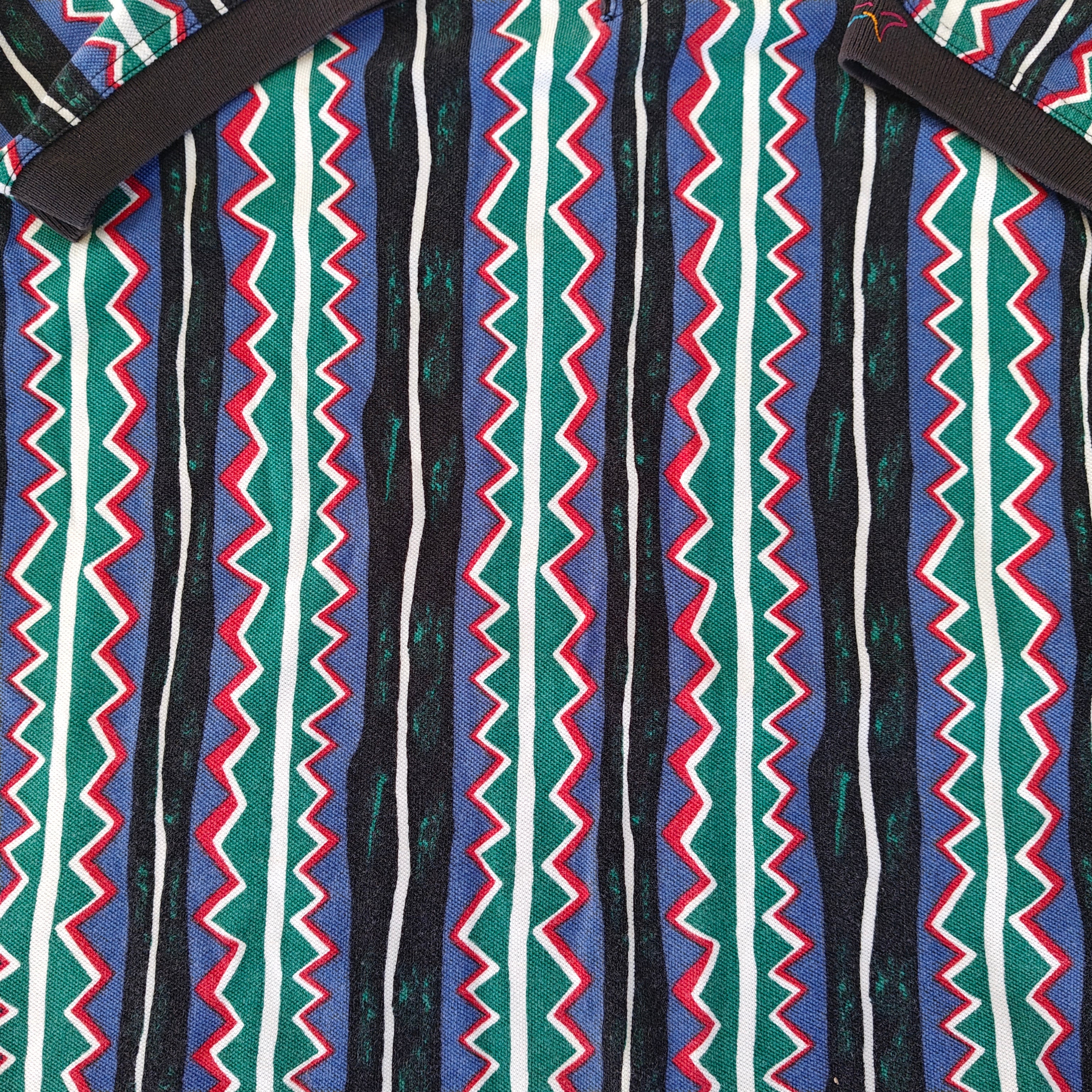 Greg Norman 90's Print Golf Polo - Medium