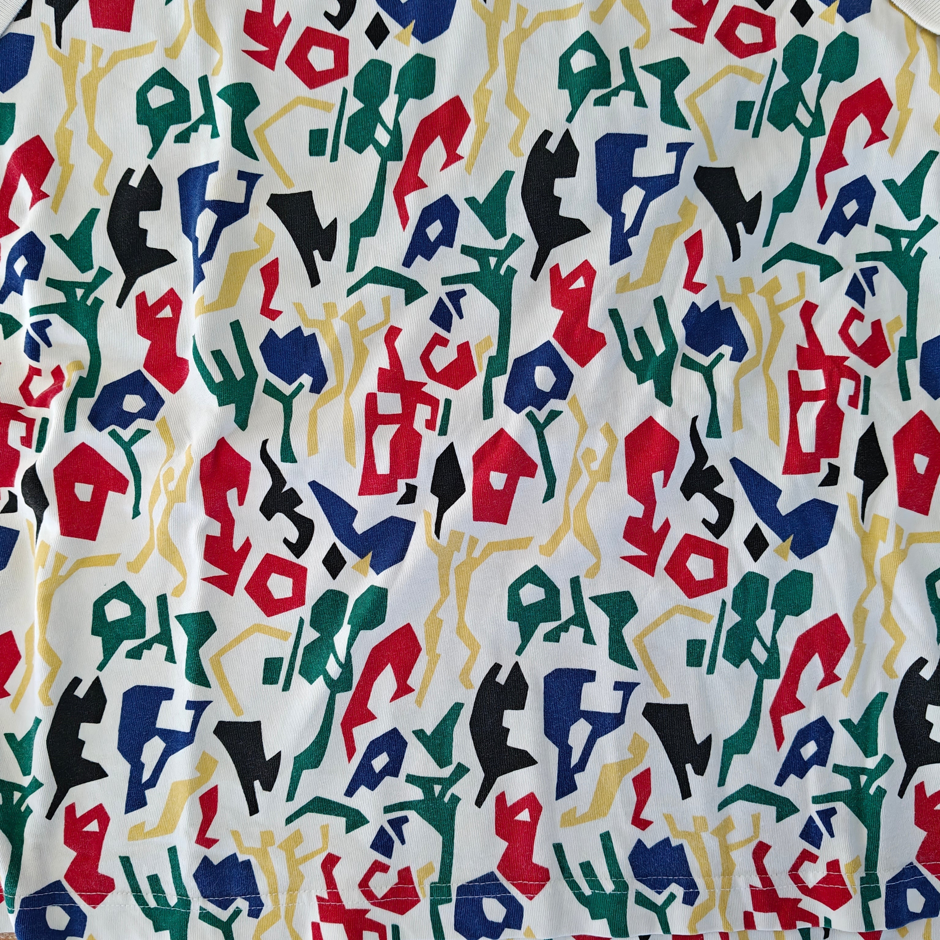 Greg Norman 90's Print Golf Polo - Medium