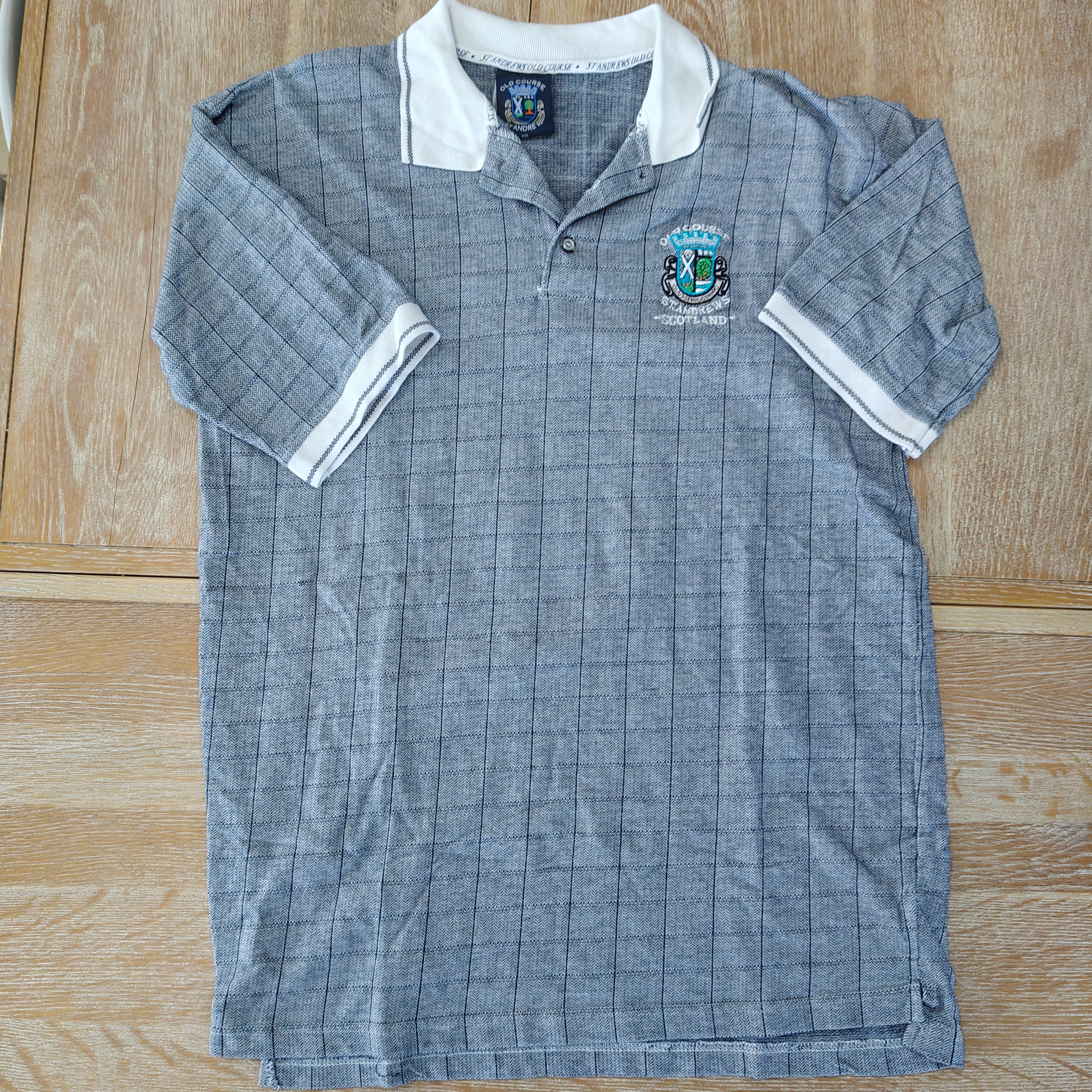St Andrews 90's Golf Polo Shirt - 2XL