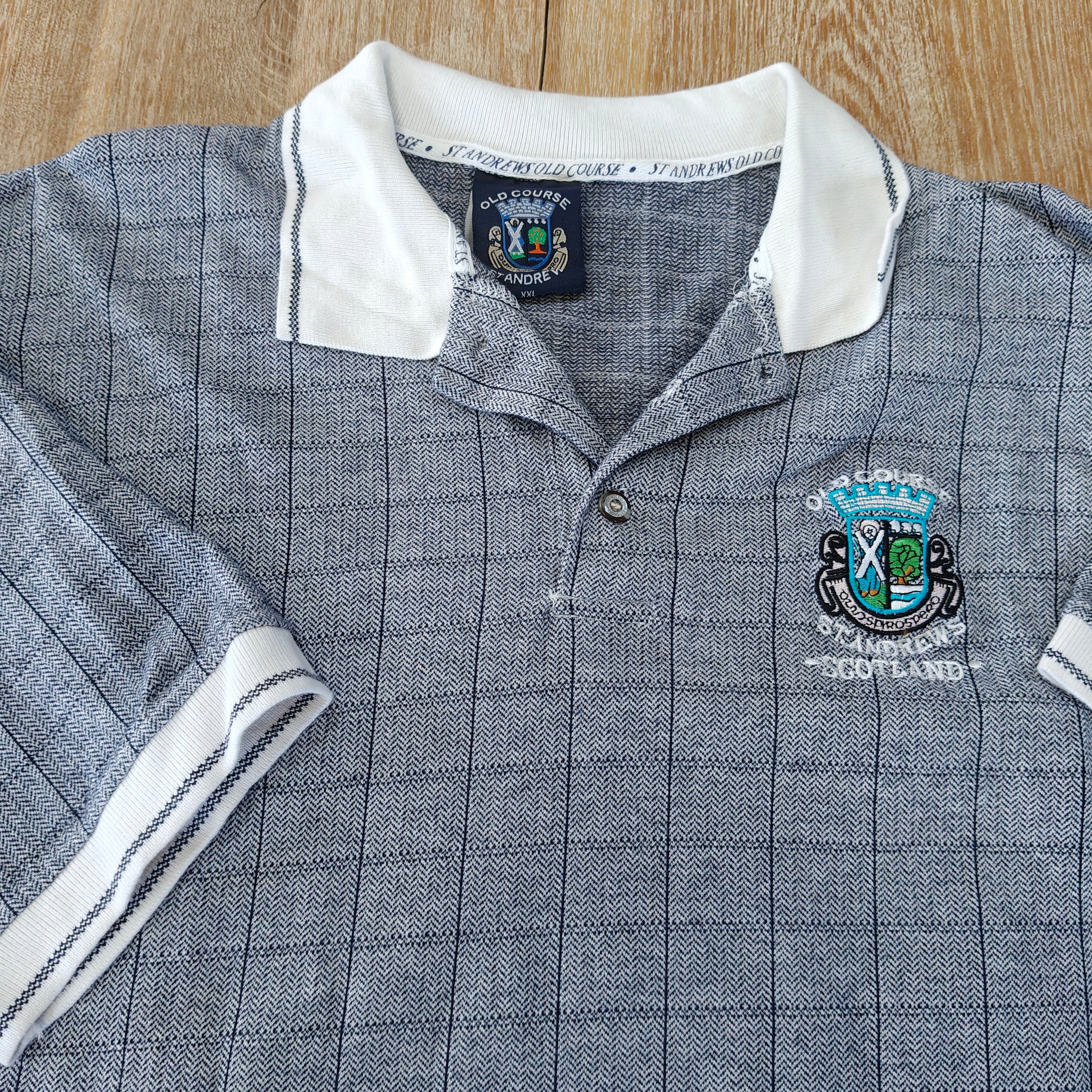 St Andrews 90's Golf Polo Shirt - 2XL