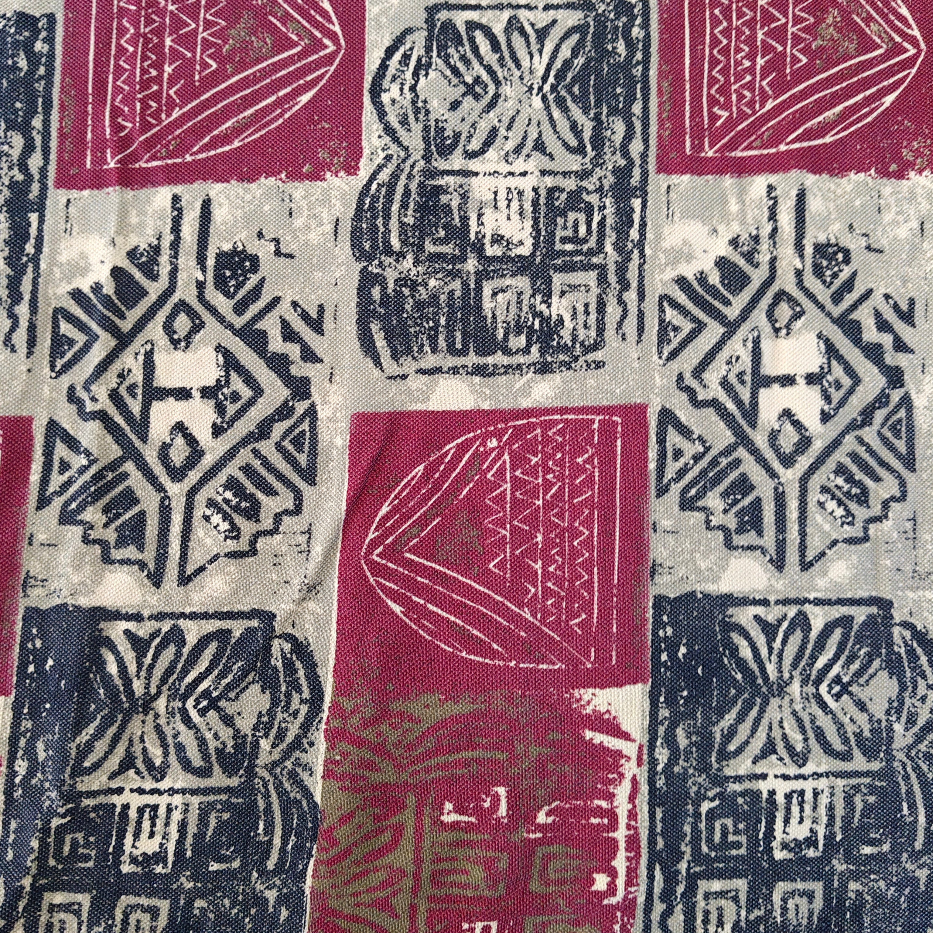 Greg Norman 90's Print Golf Polo - X-Large