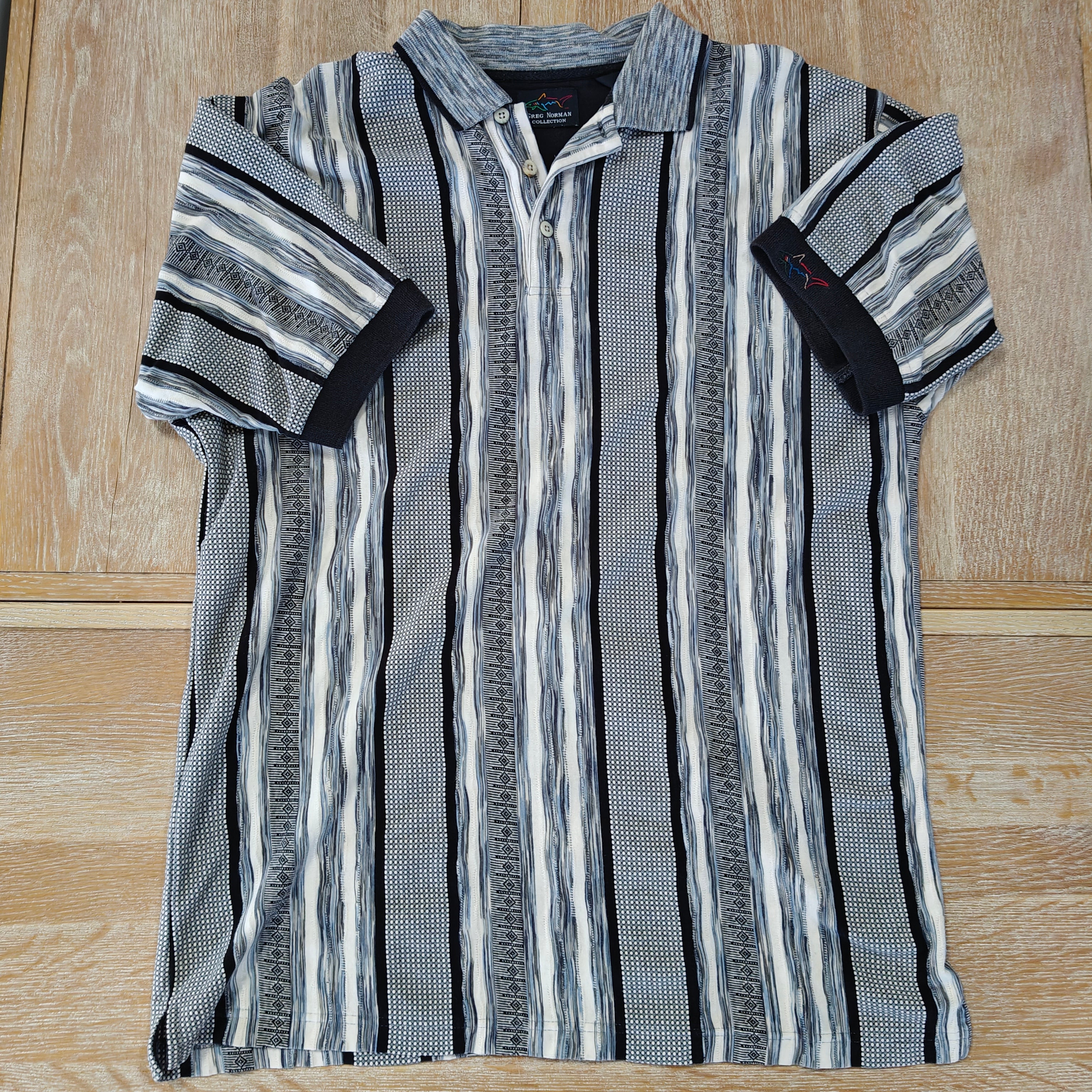 Greg Norman 90's Golf Polo - Large