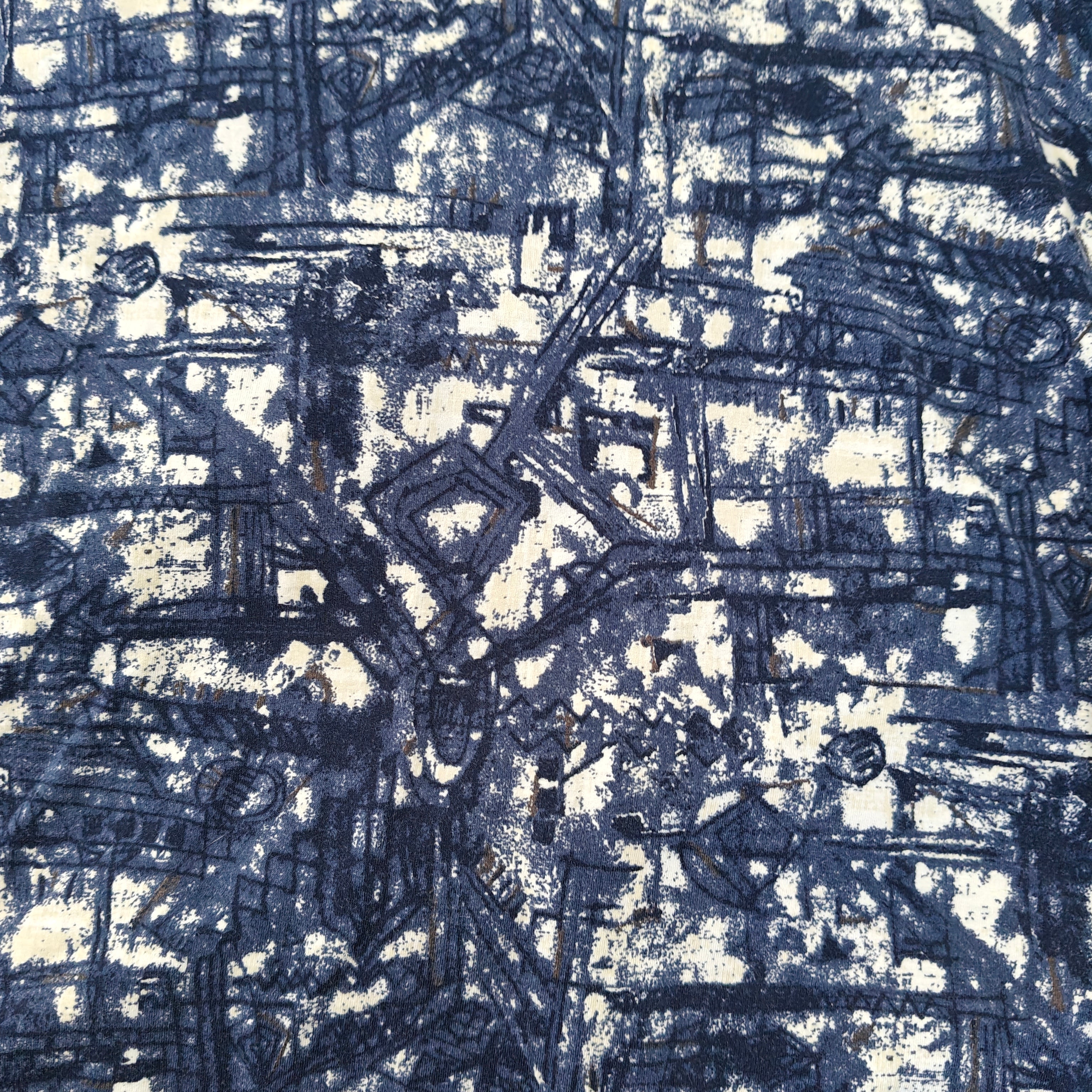 Nike 90's Print Golf Polo Shirt - Large