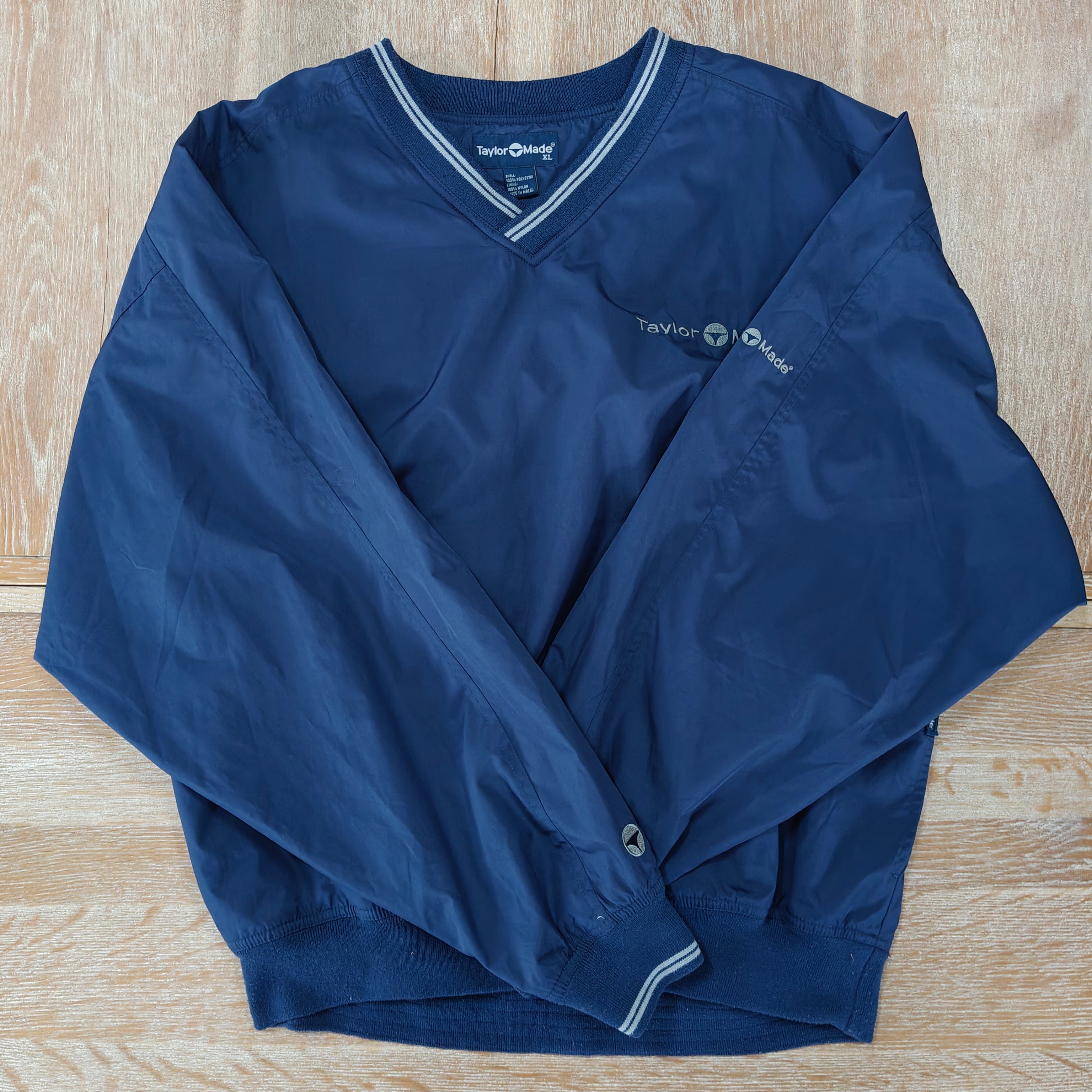 TaylorMade 90s Blue Windbreaker - X-Large