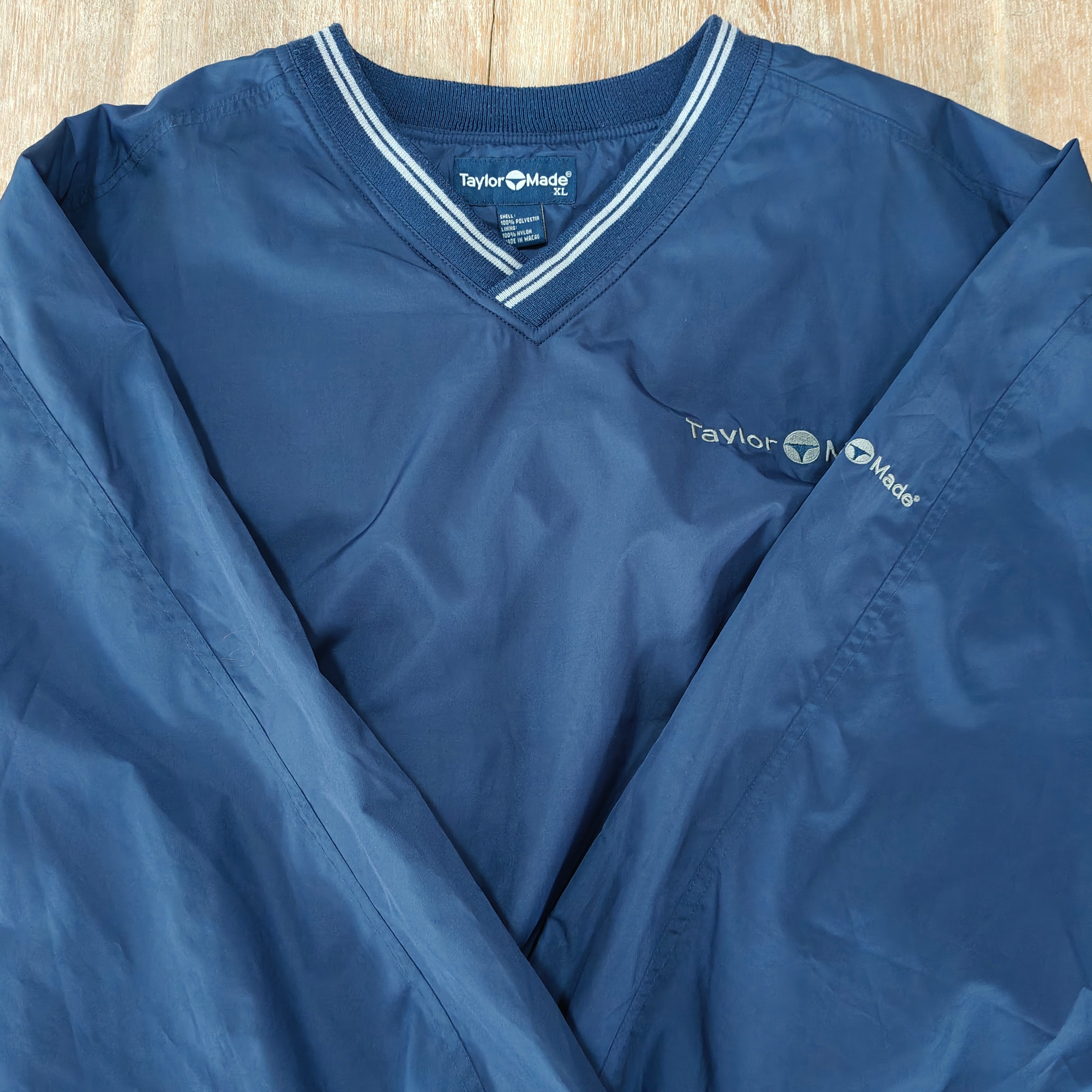 TaylorMade 90s Blue Windbreaker - X-Large