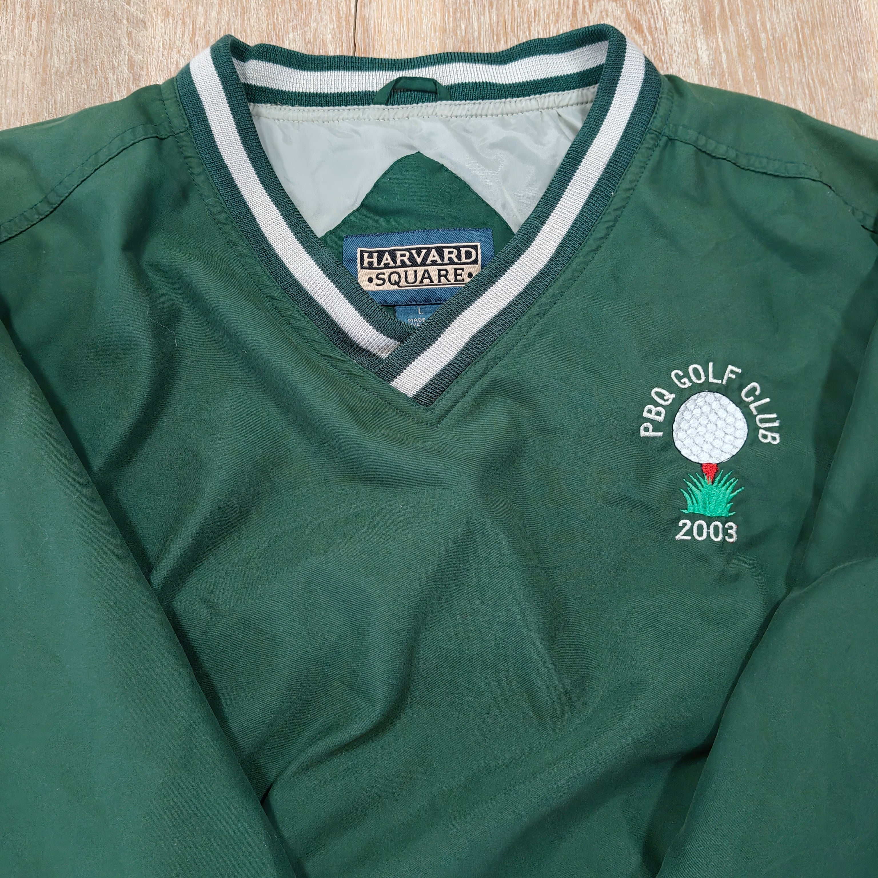 Harvard Square 2003 Green Windbreaker - Large