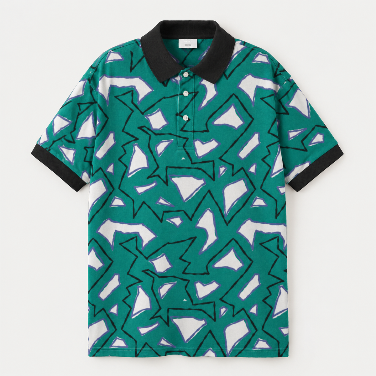Monic 'Flintin' Print Golf Shirt